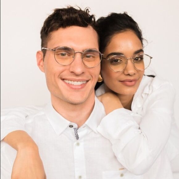 NWT SCOJO Blulite Glasses - Radcliffe - Silver - Picture 1 of 10